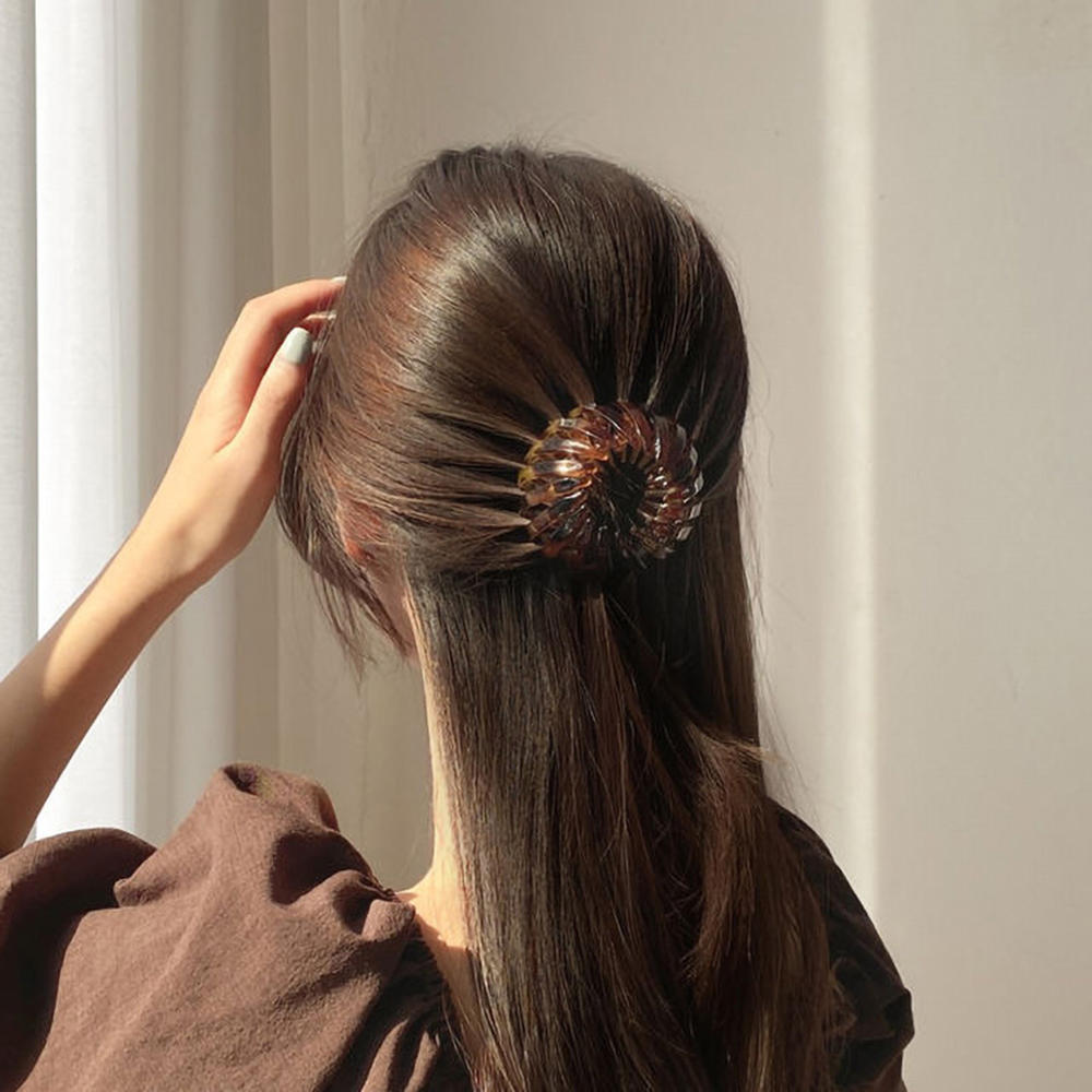Paardenstaart Fluwelen Vogelnest Uitbreiden Haarspelden Haar Claws Voor Vrouwen Paardenstaart Hoofddeksels Paardestaart Gesp Haar Clip Accessoires