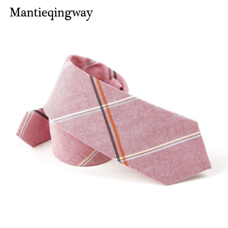 Corbatas de lazo a cuadros de 6cm estilo inglés para hombres y mujeres corbatas para boda Formal Wear Business Suit corbatas de algodón flaco: 21