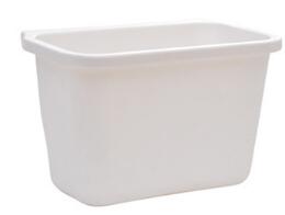 1PC Hanging Standing Kitchen Waste Bin Hanged Cupboard Door PP Simple Garbage Bin Dustbin Scrap Storage Box Waste Bins OK 0176: White