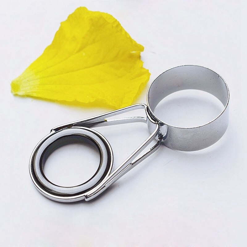 7Pcs Fishing Rod Guides Tip 7 Sizes Telescopic Tip Repair Kit Line Rings Eyes Set