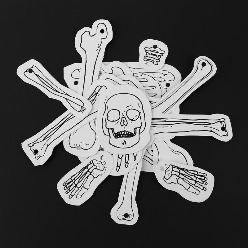 Juguete puzle para niños DIY modelo de esqueleto humano niños aprendizaje agarrando en desarrollo puzle juguete infantil DIY juguetes Juguetes
