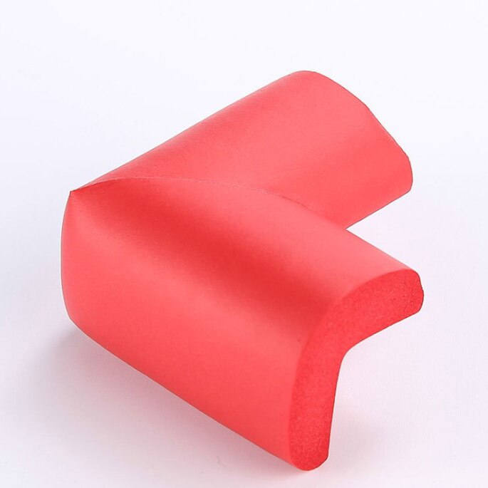 8pcs/lot 55mm*55mm Soft Table Desk Corner Protector Baby Safety Edge Corner Guards For Children Safety Protect Tape Cushion: 8pcs red