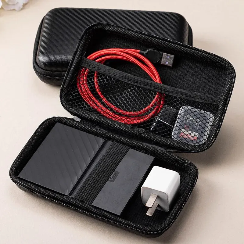 Tragbare Mini Eva Lagerung Tasche Mäppchen Mobile Festplatte Tasche U Disk Datenkabel Lagerung Handy Ladegerät EVA Lagerung Taschen