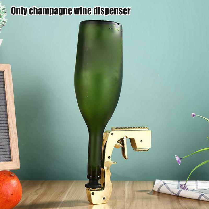 Champagne Wine Ejector Dispenser Plastic Soda Beer Fountain Bottle Pourer Kitchen Club Party Bar Accessories Wine Dispenser Gold