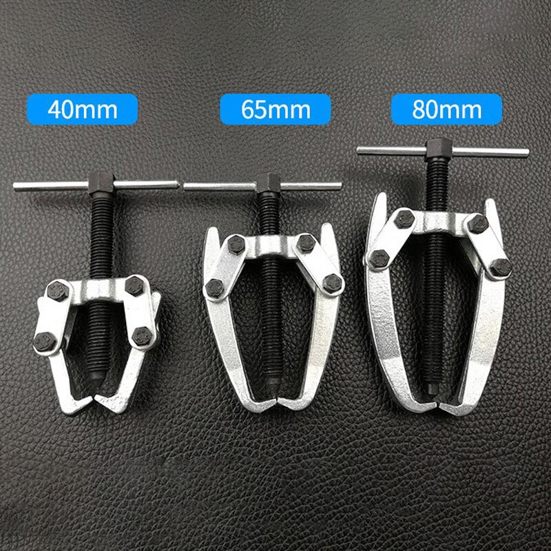 Herramienta de extracción de cojinetes de 2 mandíbulas/3 mandíbulas, correa de volante de inercia de tracción adecuada para rodamientos de cubo de rueda de 10mm-80mm de diámetro, 1 unidad: 2 Jaw 1