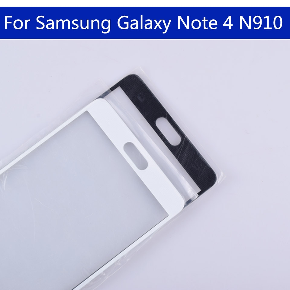 N910 For Samsung Galaxy Note 4 Note4 N910 N910A N910F N910H N9108V N910T N910W8 LCD Front Outer Glass Touch Screen Lens