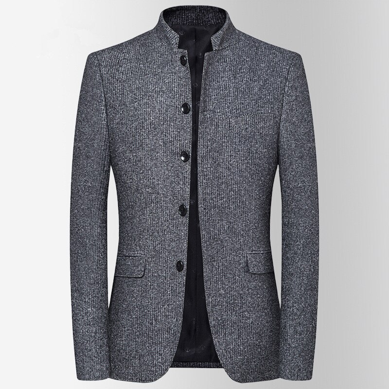 Bolubao mærke mænds dragt herre blazer luksus uld tykke mænd klassiske forretning jakker jakke mandlige luksuriøse slanke blazere