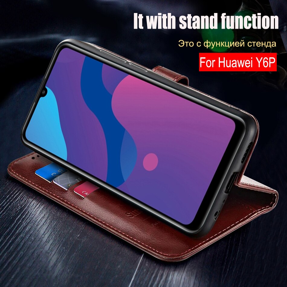 Funda para Huawei Y6P de 6,3 ", Funda de silicona suave Tpu para Huawei y6p Y 6P, Funda MED-LX9N para huawei y6p, con ranuras para tarjetas
