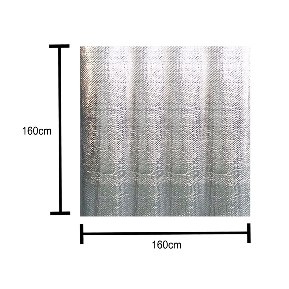 Silver Square Shape Durable Rectangular Pool Cover Retaining Solar Swimming Pool Film insulation film Pool Accessories FP8: 160X160cm