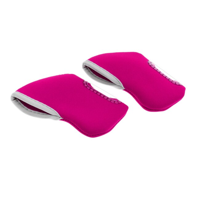 Pakket van  of 10 golfijzers headcovers, wedge headcovers - golfclub ijzerbeschermer - neopreen materiaal - kies kleuren: Felroze