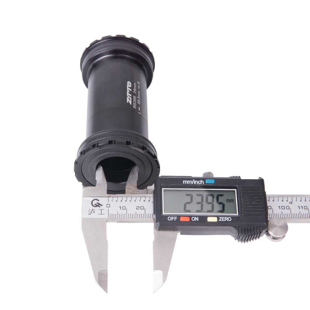 ZTTO Bike Bottom Bracket BB386 24 EVO Threaded-Press Fit Bottom Bracket for46x86.5mm Frame to 24mm Crankset for MTB Road Bike