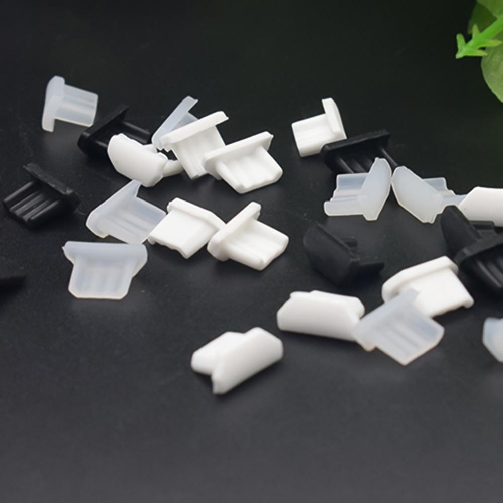 5Pcs Mini Anti-dust Silicone Micro-USB Phone Charger Dust Plug