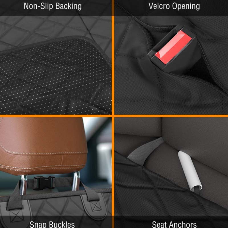 Housse de siège de voiture pour chien hamac pour animaux de compagnie imperméable transporteur épaissi Oxford tissu housse de coffre pour animaux de compagnie accessoires de voyage
