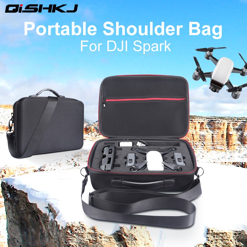 EVA Hard Bag Box voor DJI Spark Drone en Alle Accessoires Draagbare Spark Case Schouder DJI Opslag Carry Drone Drone accessoires