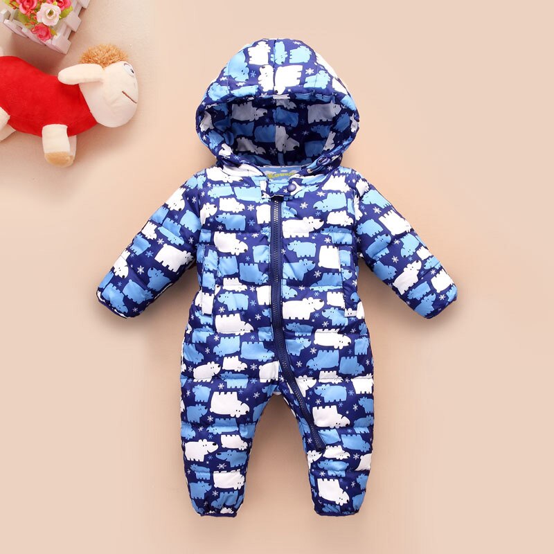 0-3 jahre Baby Strampler neue Winter unten Gesamt für freundlicher Kleinkind Mantel für mädchen jungen kleidung Overall für Kleinkind Baby Mantel: darkblue / 2T