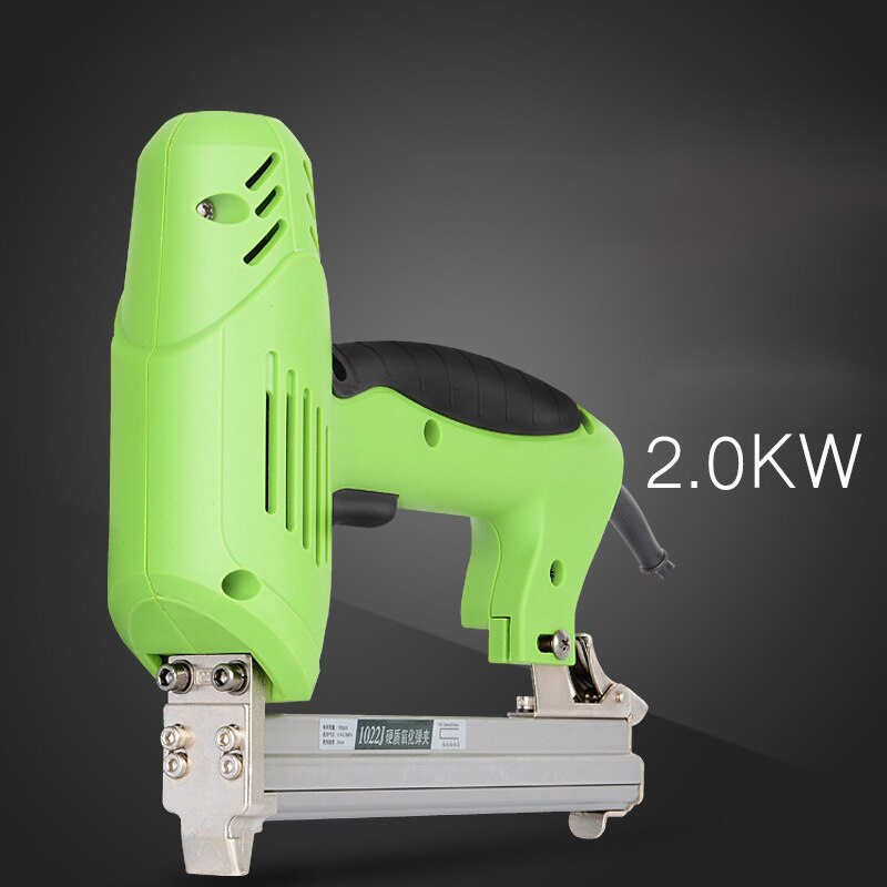 Nagel Pistole Elektrische Tacker Nagler, U Form Staple 10-22mm, 1800W Finish Nagel Pistole für Polster, Holzbearbeitung und Zimmerei