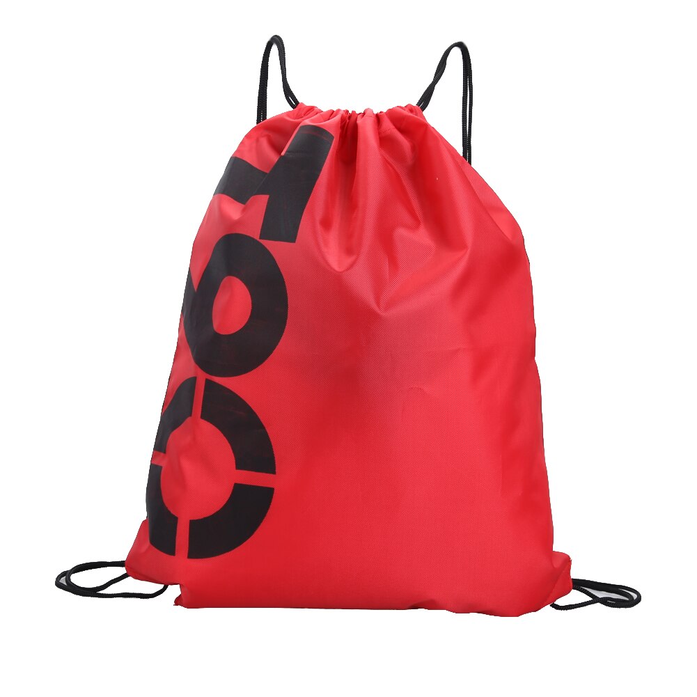 Waterdichte 34*42Cm Dubbellaags Trekkoord Rugzakken Kleurrijke Schoudertas Zwemmen Tassen Voor Outdoor Sport Reizen Draagbare Tas: T90Red