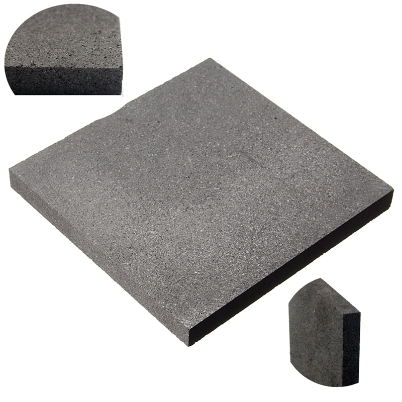 100*100*10mm 99.9% ren grafit blok elektrode rektangel plade
