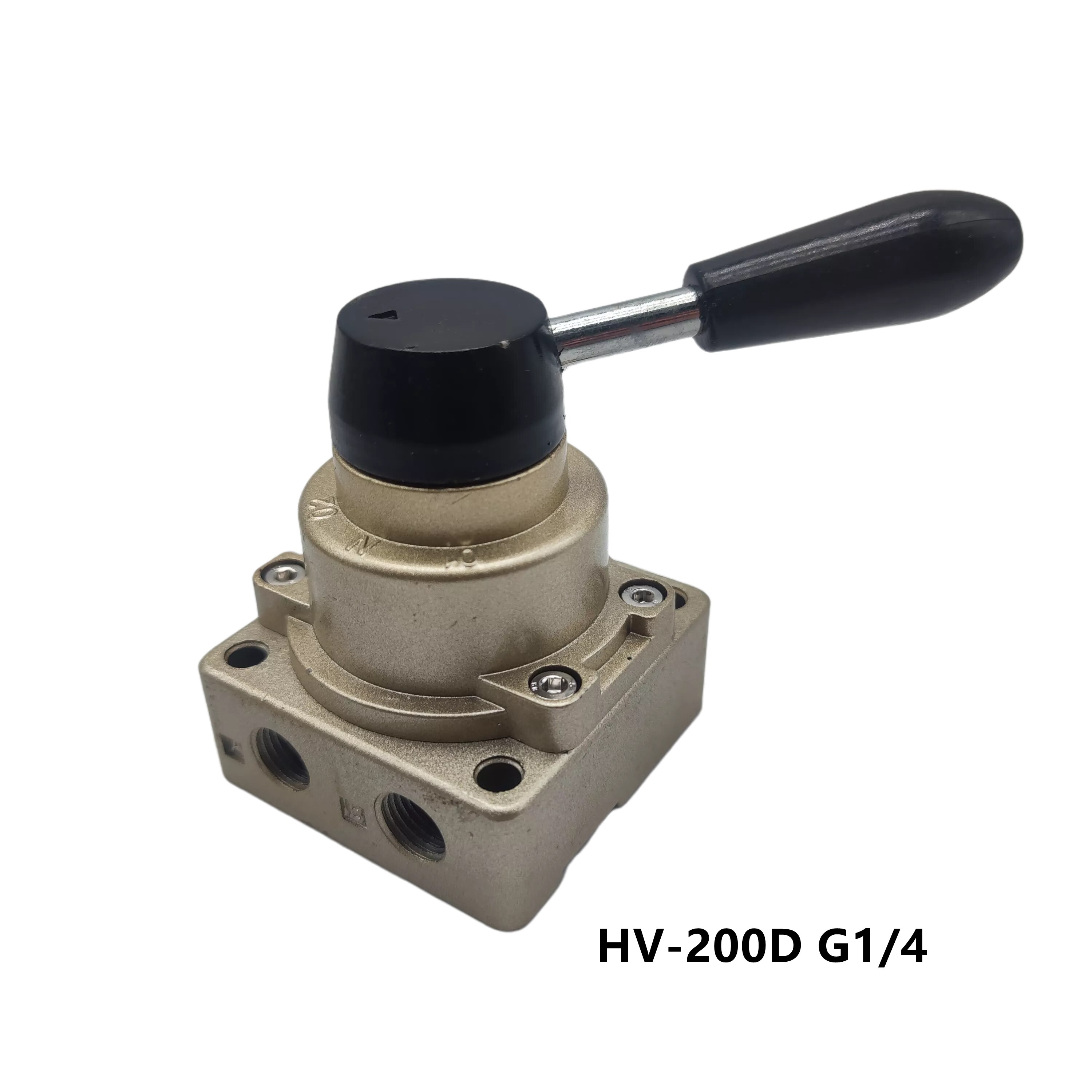 4 way 3 position manual valve Pneumatic Hand Operated Manual Operated Air Switch HV-02 03 04 HV-200B/D HV200-02 300-03 400-04: HV-200D