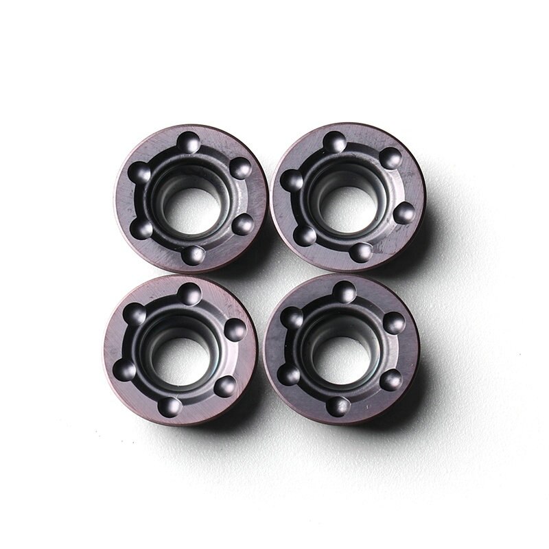 Round Milling Tungsten Carbide Inserts RDMT1204MO For Semi Finishing And Roughing RDMT Series Milling Carbide inserts for metal