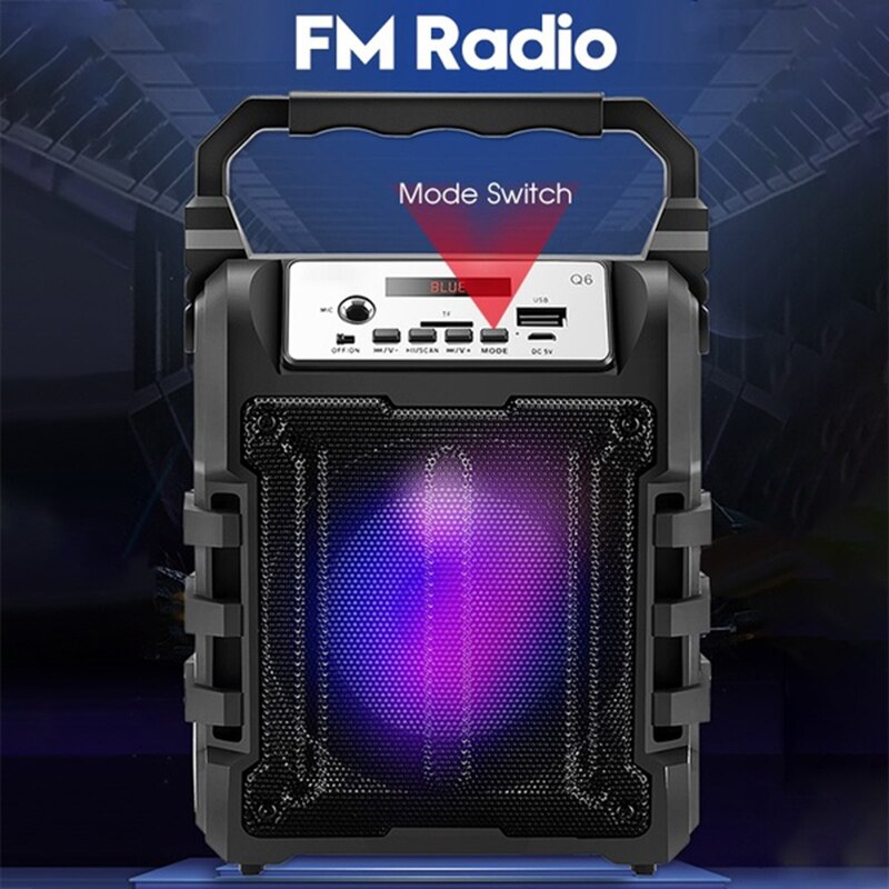 high power 20W speaker Bluetooth column wireless portable subwoofer Mic Input outdoor sound bar music system soundbar altavoces