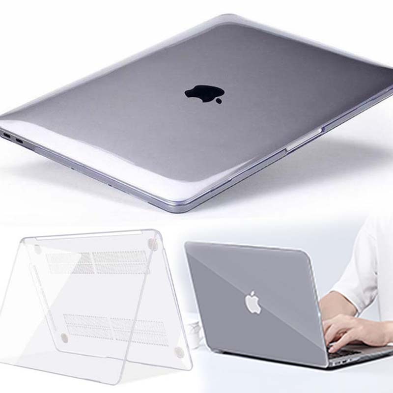 3-in-1 Laptop Case for MacBook Pro 16 A2141 A2179 - Crystal Hard Shell for MacBook Air 13 Pro Retina 12 13 15 16