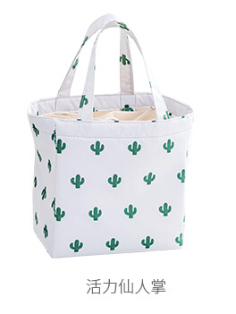 Lady oxford isoleret snor madpakke dame transportabel tote køligere picnic rejse madkasse arrangør multi-styles: C