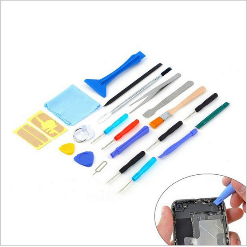 22 In 1 Mobiele Telefoons Opening Pry Reparatie Tool Kits Mobiele Telefoon Schroevendraaier Spudger Repair Hand Tool Set Voor Iphone samsung Sony