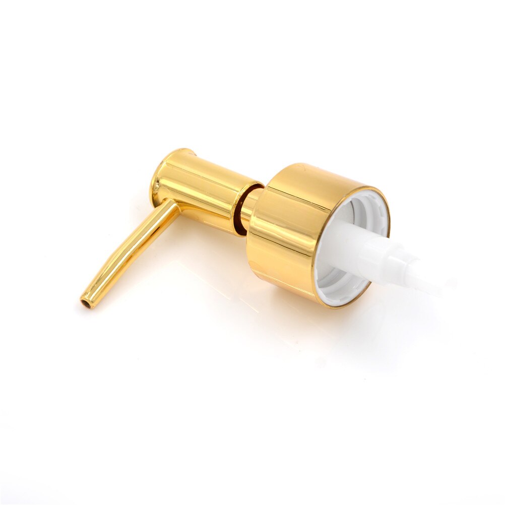 1Pcs Gold Silver Stainless Steel Soap Pump Liquid Lotion Gel Dispenser Replacement Jar Tube Tool: Gold