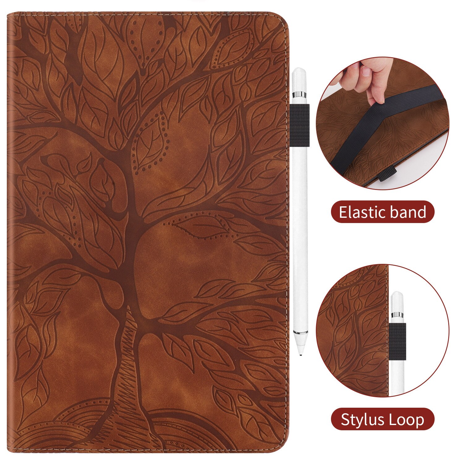 Fundas For Huawei MatePad 10.4 Case 10 4 BAH3-W09 BAH3-AL00 3D Embossed Tree Case for Huawei MatePad Mate Pad 10 4 Tablet Case