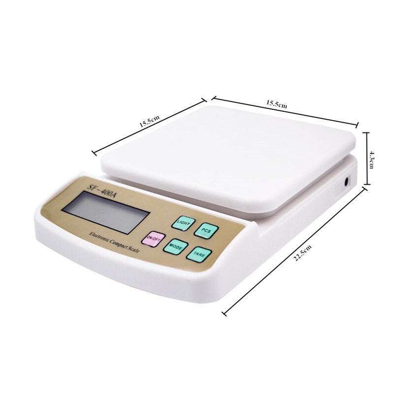 2/5/10Kg 1g/0.1g Libra Digital Kitchen Scales Counting Weighing electronic balance scale SF-400A English button