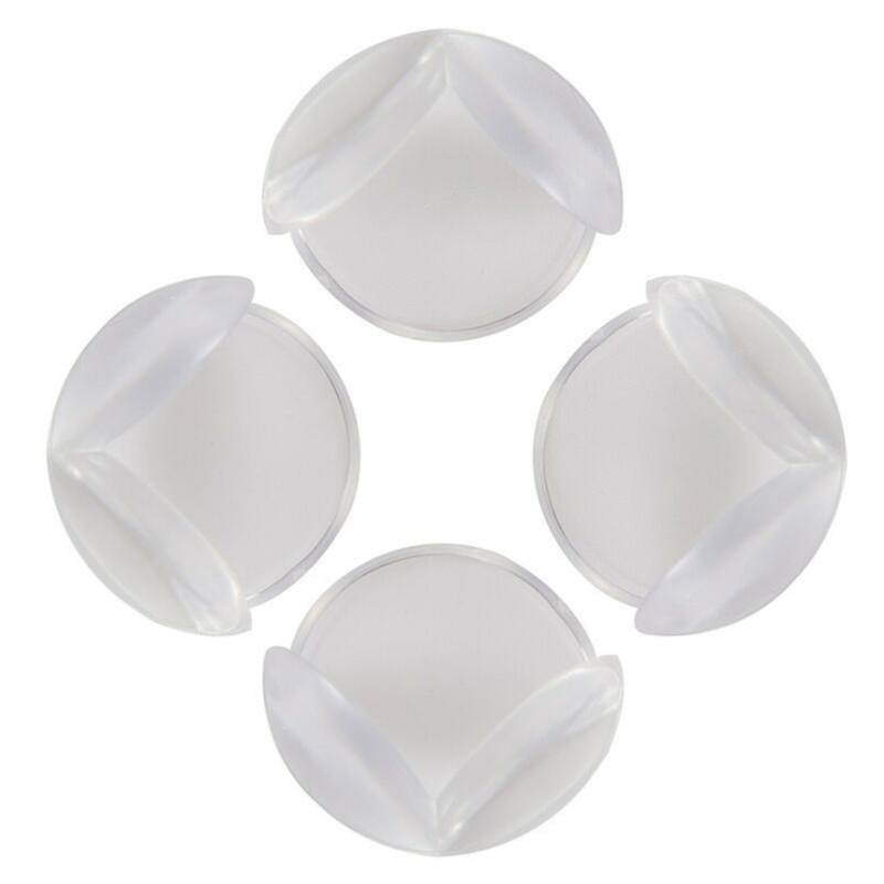 4 sztuk/zestaw niemowlę bezpieczny silikon ochraniacz róg stołu ochrona krawędzi pokrywa dzieci niemowlę Anticollision krawędzi osłony narożników dziecka