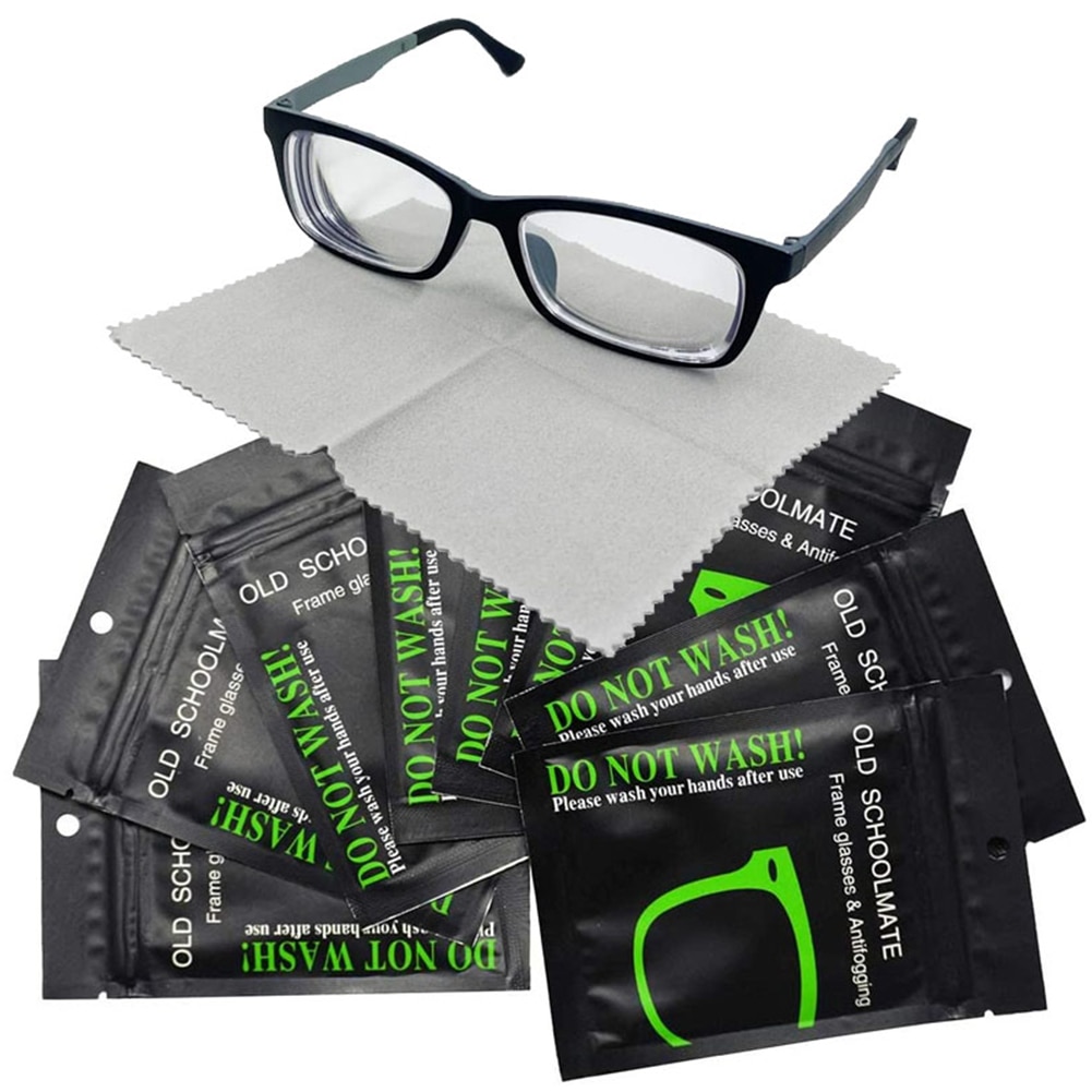 10pc/Lot Anti-Fogging Cloth for Eyewear Lens Pre-moistened Antifog Lens Cloth Defogger Eyeglass Wipe Prevent Fogging for Glasses