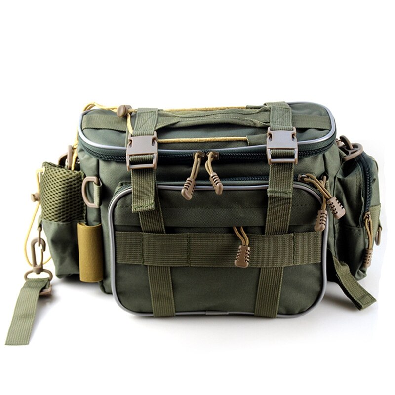 Sac de pêche étanche multifonctionnel, sac de taille pour Sports de plein air, sac de rangement d'équipement pour leurres