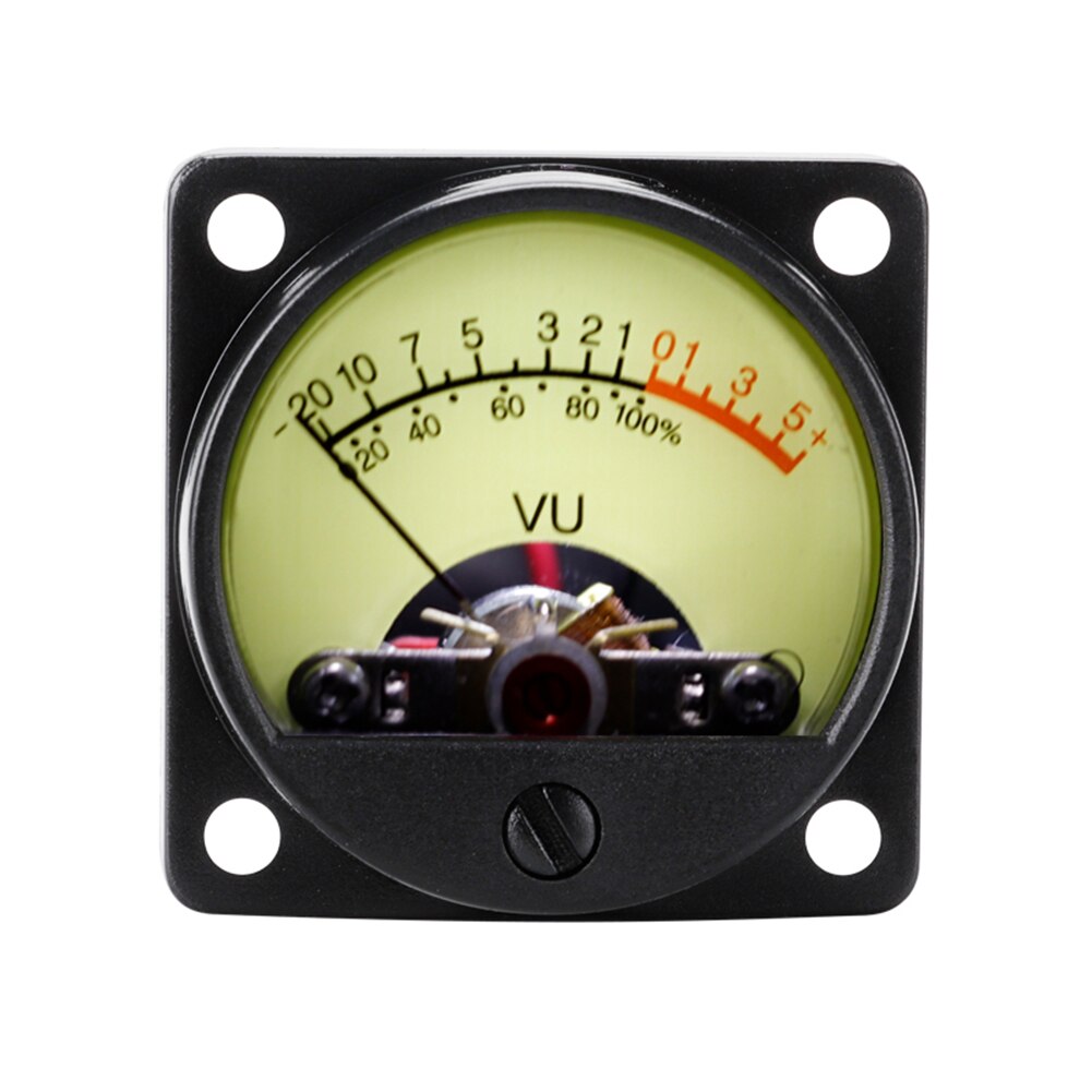 Sound VU Meter Head Power DB Meter Power Discharge Level Sound Pressure Meter Recording Audio Level Amp Meter