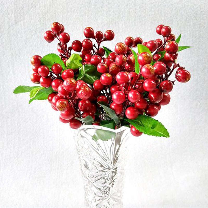 Kunstige bær blåbær miljøvenlig boligindretning simulation bær til fest bryllup christnas dekorationer forsyninger