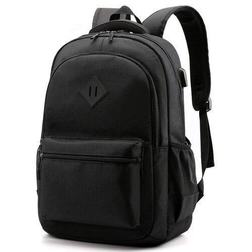 neue schwarz stoff Anti diebstahl koreanische Ladung Laptop Rucksack große städtischen reise wasserdichte tasche für frauen und männer Sack eine dos: schwarz