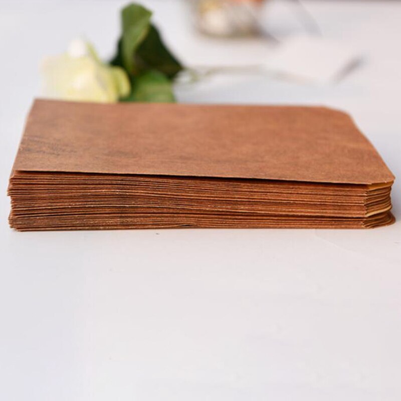 100Pcs/Lot Vintage Kraft Paper Stamp Series Envelopes Antique Kraft Envelope 16X11cm