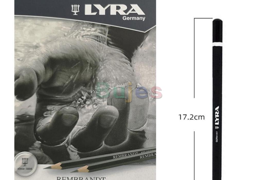 12pc/set lyra Drawing Pencil Set Wooden Art Supplies 4H-6B Sketch Charcoal Pencil set Art Painting Stationery