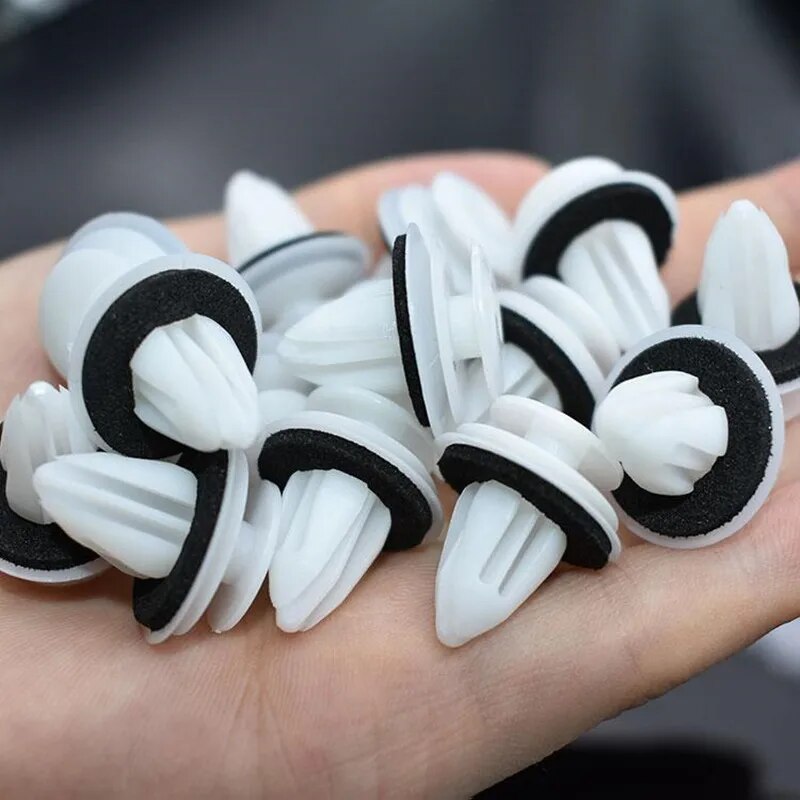 Guardabarros de parachoques automático, Clip de sujeción automotriz, accesorios generales para coche, Panel de puerta Interior, Clips de sujeción embellecedores de tarjeta, 50 piezas: Default Title