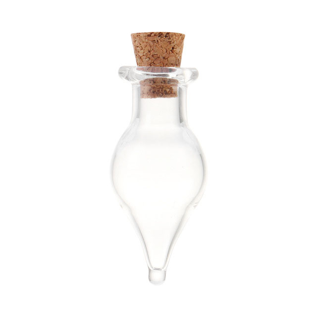 Mini frasco de vidro transparente, 50 peças amostra vazia garrafa dos desejos frascos de armazenamento vazio diy pingentes rolha decoração de casa rolha: Style 06