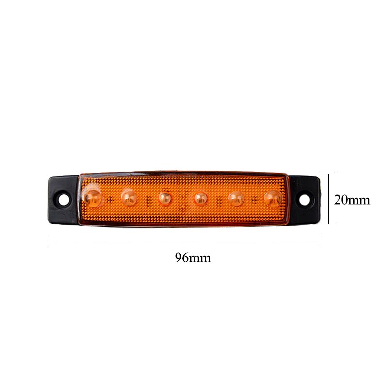 12v 24v led 6 smd lastbillygter led markeringslys bil bus lastbil lastbil sidemarkør indikator trailer lys camion lastbil tilbehør