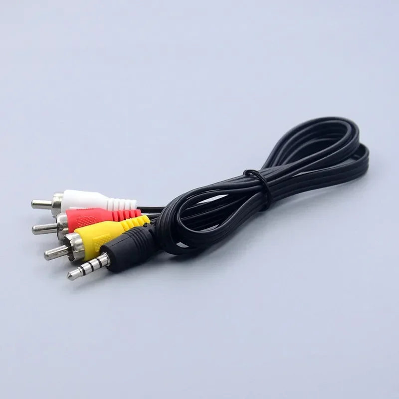 1 Stuks 4 Pole 3.5Mm Mannelijke Vrouwelijke Jack Plug Naar 2rca 3 Rca Mannelijke Vrouwelijke Adapter 3rca Audio Video Av Kabel Draad Snoer: 0.6m