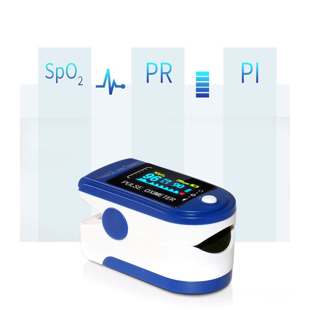 Pulse Oximeter Blood Oxygen Saturation Fingertip & Heart Rate Detection 10s Quick Measure & Auto-off Portable SpO2 & PR Monitor