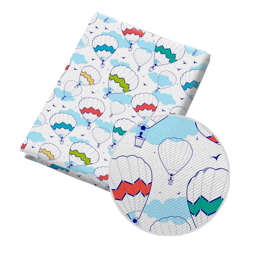 50*145CM Fabric Colorful Balloon Pattern Printed Polyester Cotton Twill Fabric Patchwor Printed: PL2160