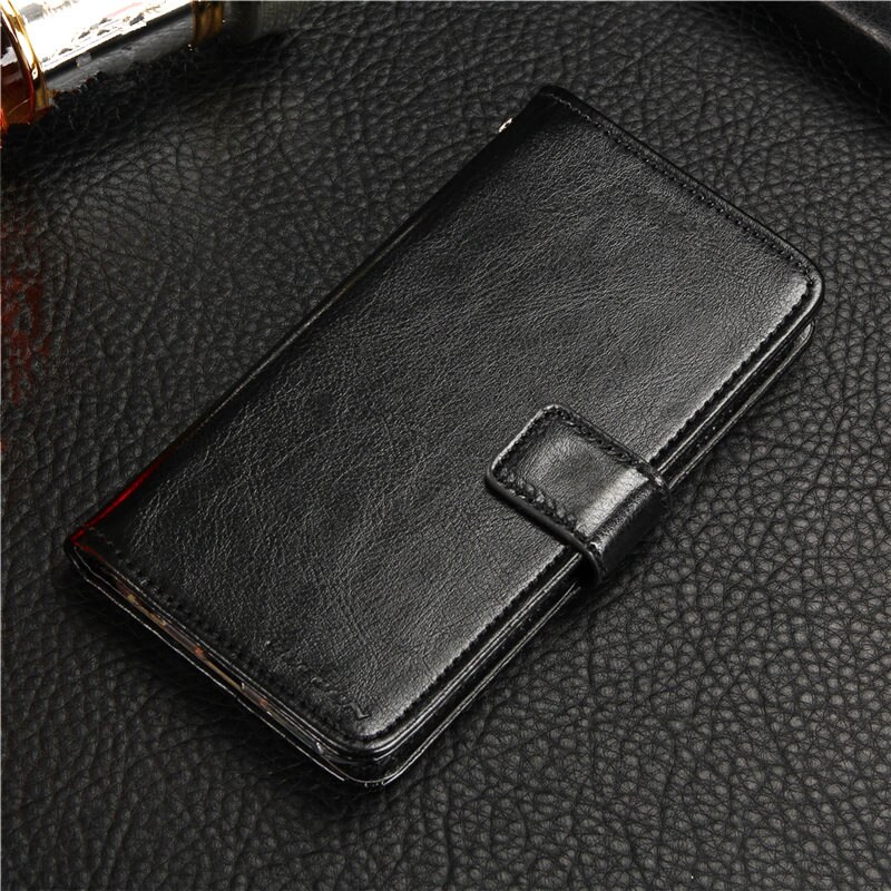 GUCOON Vintage Wallet Case voor Caterpillar Cat S61 S60 PU Leer Klassieke Boek Flip Cover Magnetische Mode Gevallen: Caterpillar Cat S60 / Zwart