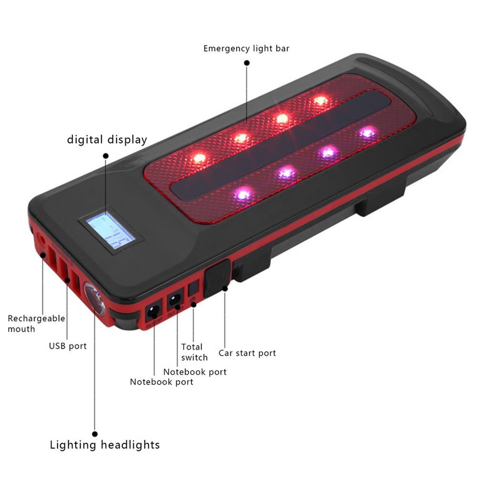Car Emergency Power Bank Portable Solar Generator for Outdoor and Indoor Use with Portable Handle
