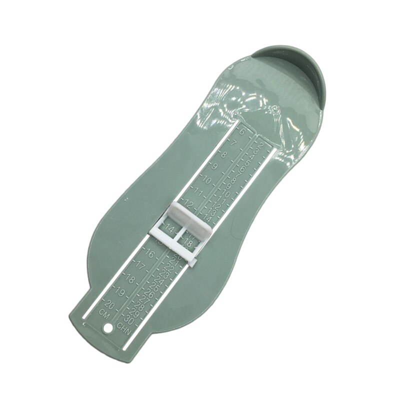 Baby Kid Schoenen Maat Meten Ruler Tool Kind Zuigeling Voet Maatregel Gauge Schoen Peuter Baby Schoenen Fittings Gauge Voet Maatregel: Light Blue