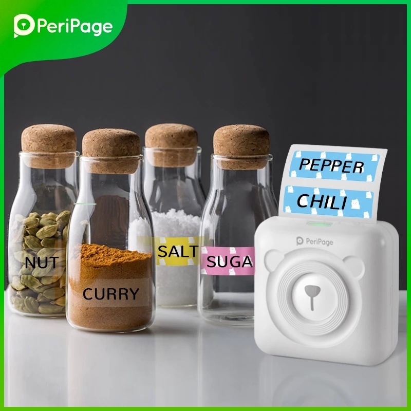 PeriPage – Mini-imprimante Photo thermique sans fil, 304 dpi, pour téléphone Portable Android IOS, pour enfants