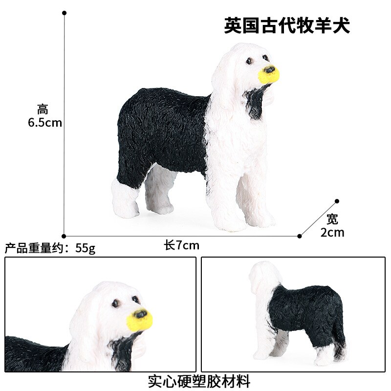 Miniaturen Beeldjes Hond Model Golden Retriever Schnauzer Shiba Inu Herder Action Figure Collectible Educatief Speelgoed: Zjs-156